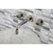 Kingston Brass KS8126CKL Two-Handle Wall Mount Bathroom Faucet, Polished Nickel KS8126CKL - alternate 4